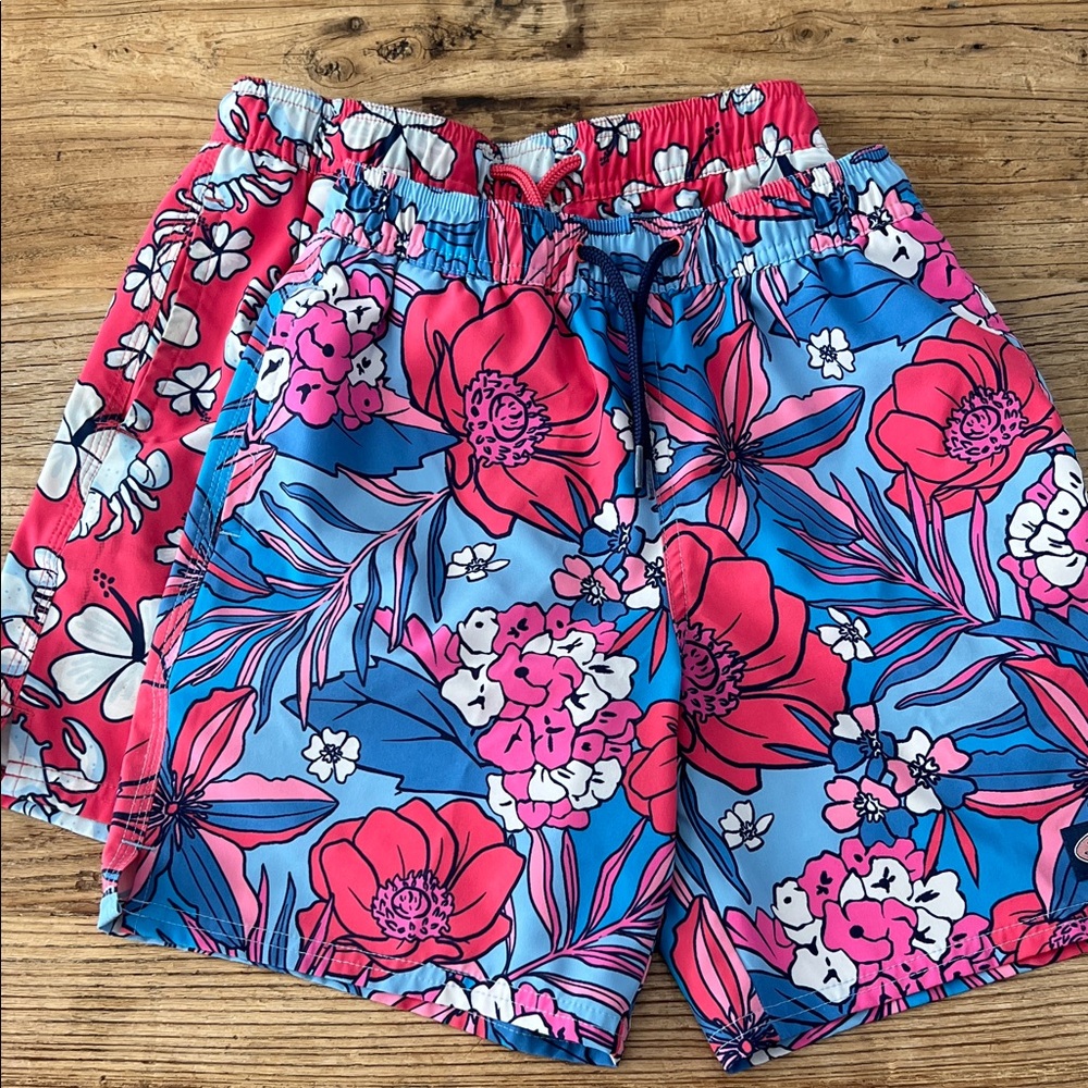 2 pair Boys Vineyard Vines swim trunks